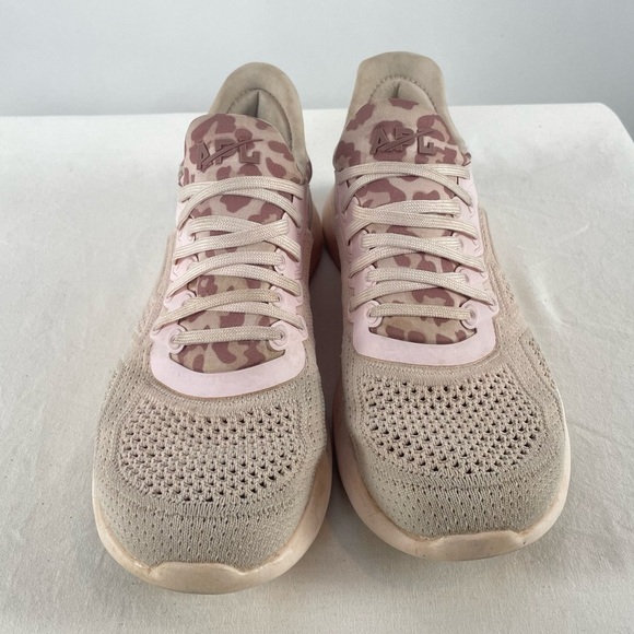 APL Techloom Tracer Sneakers in Creme/Beachwood/Leopard Size 7.5 - Picture 5 of 8